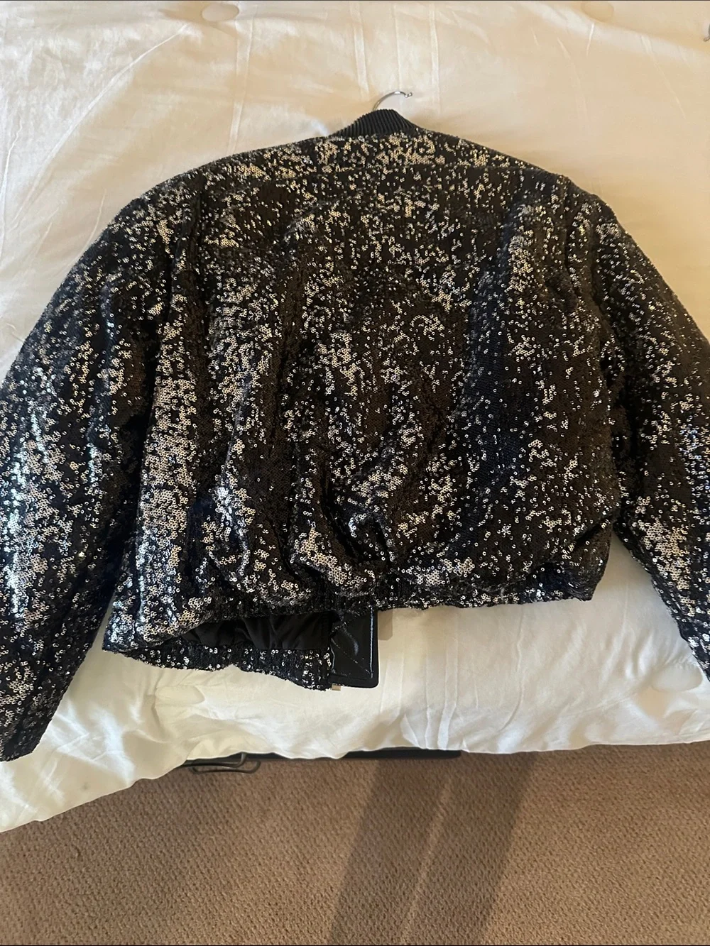 Sequin blanc nyc puffer jacket size small - Picture 6 of 9